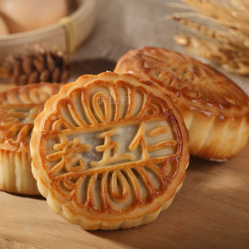 清真广式月饼五仁月饼广式伍仁中秋月饼礼品盒装散装500g-2500g - 图1