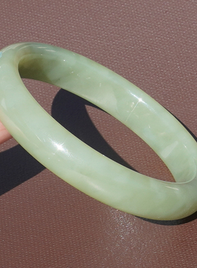 和田玉若羌山料名品青黄口料手镯