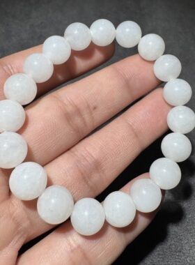 美哭了方言和田玉老熟新疆且末料高白羊脂油润细腻10mm精美手串S