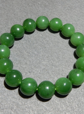 方言和田玉俄料碧玉油润手串