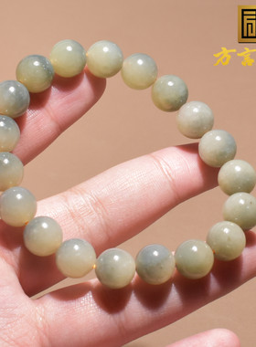 方言若羌蓝玉黄口共生10mm手链