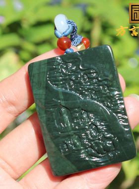 方言和田玉温润新疆沙枣青籽料