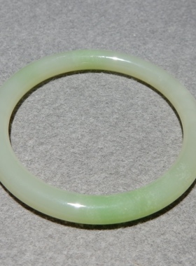 方言和田玉青白玉手镯53mm