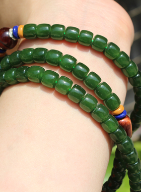 方言和田玉俄料无结构冰阳绿碧玉