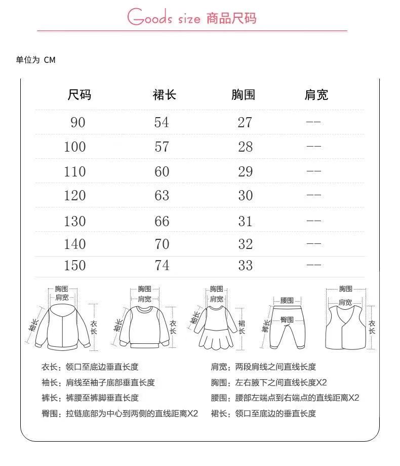 衣服纸样女童夏连衣裙573童装圆点公主裙女打版裁剪图牛皮纸样板 - 图2