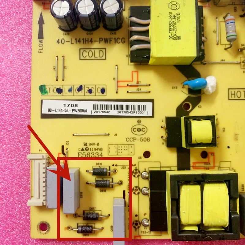 原装TCL 65L2 55C5电源板40-L141W4/H4-PWB1CG/ PWF1CG/PWC1CG - 图3