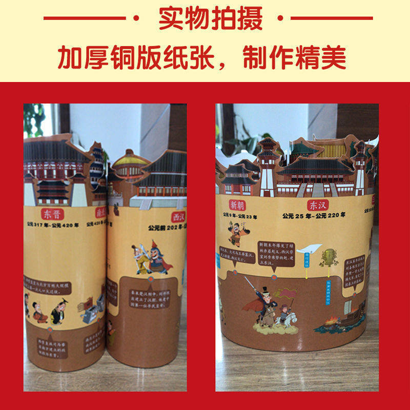 一分钟了解中国历史画卷漫画版中国历史思维导读大事记1分钟了解中国历史墙趣说半小时漫画中国史漫画书古代史正版全套书籍 九块九特卖网