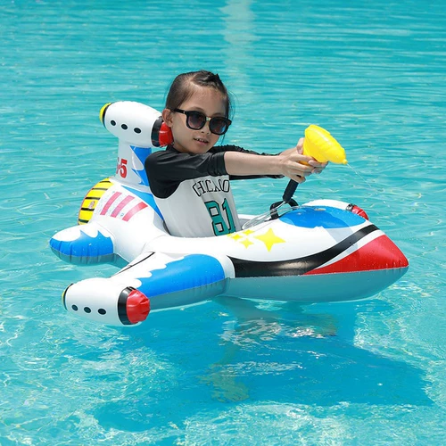 Надувной водный пистолет для раннего возраста, самолет, бассейн, 1-7 лет