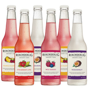 Rekorderlig cider瑞可德林西打酒果酒瓶装女士低度进口鸡尾酒6瓶