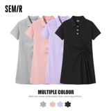Semir, летнее приталенное платье, милая хлопковая комфортная юбка