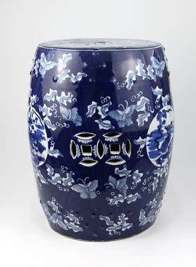 景德镇中式风手绘仿古凳子摆件