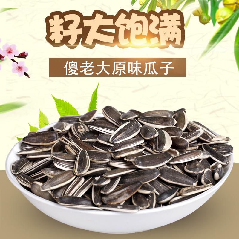 傻老大葵瓜子原味葵花籽156g*5袋装小包装 新疆特产炒货休闲零食
