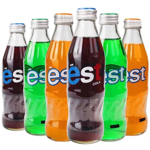 250ml*12瓶泰国进口碳酸饮料est可乐苏打绿奶油味EST可乐橙汁汽水 - 图3