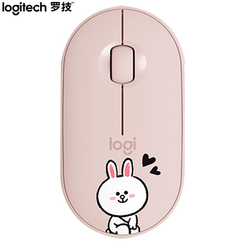 Logitech, беззвучная беспроводная мышь, планшетный милый ноутбук, bluetooth