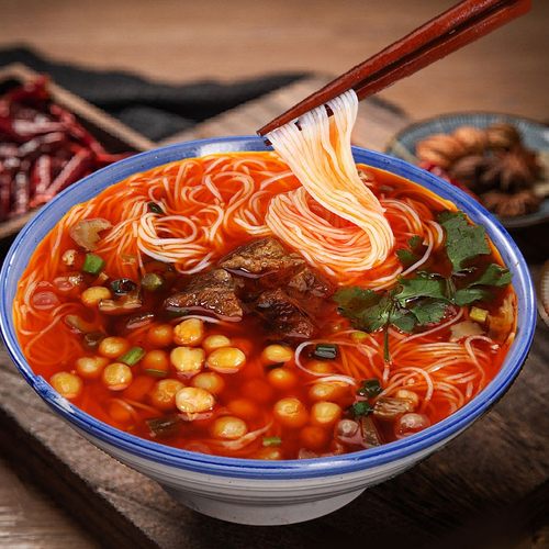 绵阳米粉老开元特产牛肉肥肠米线方便速食四川老字号旗舰款10袋装 - 图1