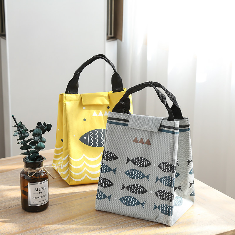 便当包韩版加厚带饭手提包手拎袋学生午饭保温包防水牛津布饭盒袋,淘宝优惠券,粉丝福利购,淘宝优惠卷