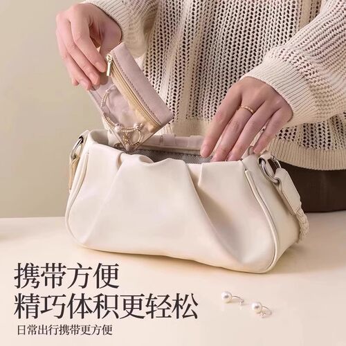 首饰袋绒布高档密封防氧化首饰盒饰品耳环戒指项链收纳旅行收纳包 - 图2