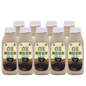 北京白玉豆浆非转基因甜味瓶装豆浆280ml*9 套餐包邮早餐即饮饮品