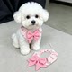 Dog saliva bandana for medium and large dogs Bichon Schnauzer neck scarf bow collar decoration accessories