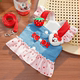 Pet harness, dog and cat clothes, cute traction skirt, summer thin, small and medium-sized dogs, Bichon Frize, Pomeranian spring and summer clothes