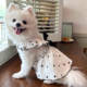 Dog clothes summer cute princess style dress Bichon Pomeranian pet cat breathable bow tutu skirt