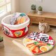 Instant noodle cat nest, winter warm instant noodle dog nest, closed removable and washable pet sleeping pad plus velvet, universal for all seasons