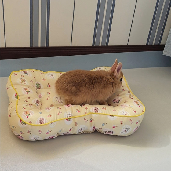 Pet rabbit nest summer mat for all seasons, rabbit and rabbit sleeping mat, cat and dog sleeping mat, waterproof floor mat, thickened