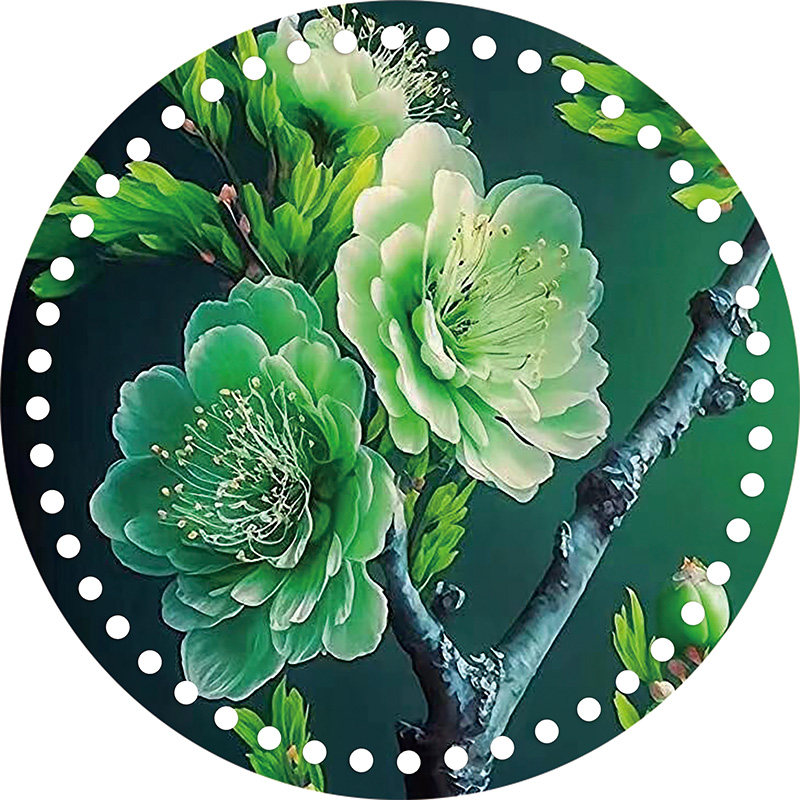 12/15/18厘米圆形亚克力水晶底盖板打孔发泡藤条手工编织筐子材料,淘宝优惠券,粉丝福利购,淘宝优惠卷