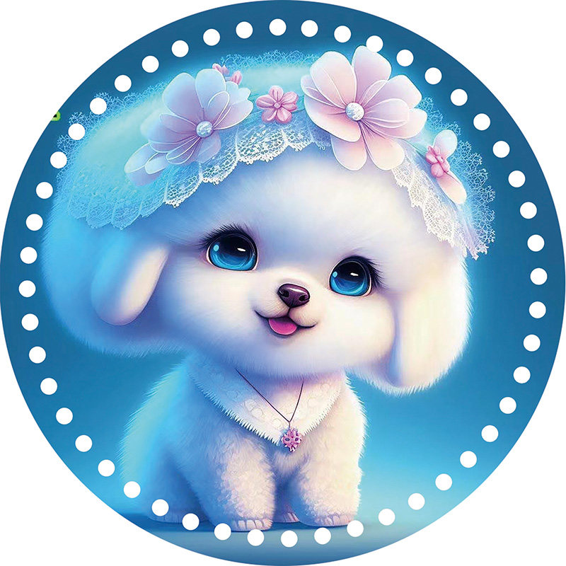 12/15/18厘米圆形亚克力水晶底盖板打孔发泡藤条手工编织筐子材料,淘宝优惠券,粉丝福利购,淘宝优惠卷