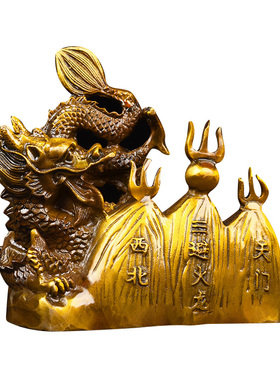 聚贤阁黄铜新中式客厅摆件