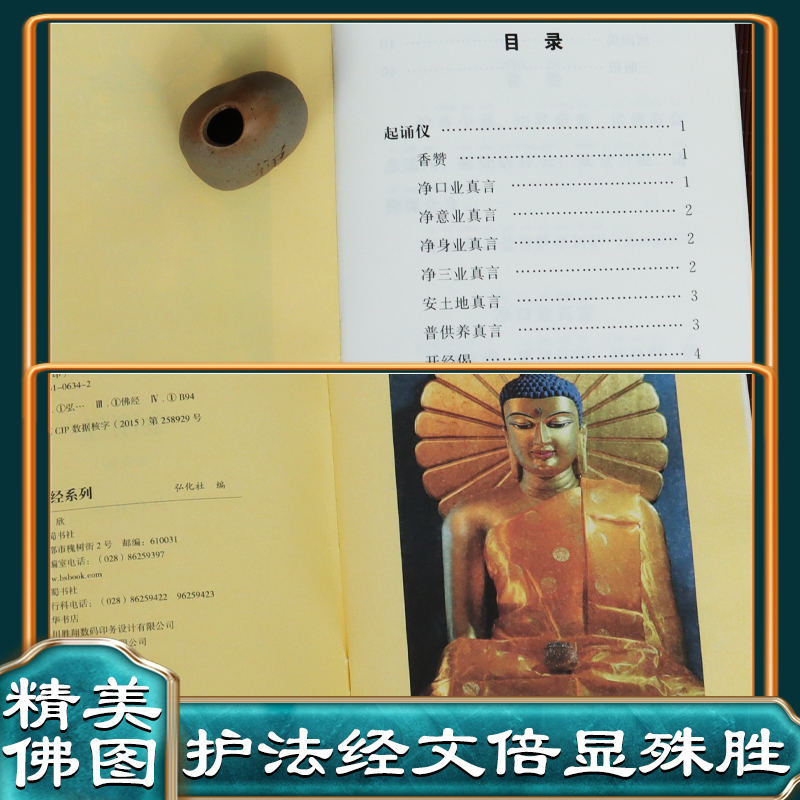 【普贤行愿品】普贤行愿品诵读本简体横排拼音经书读诵本注音版佛经结缘弘化常诵佛经系列之五 - 图0