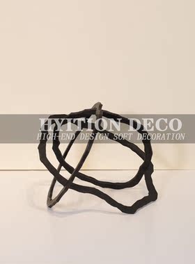 麻球书镇金属装饰现代简约客厅