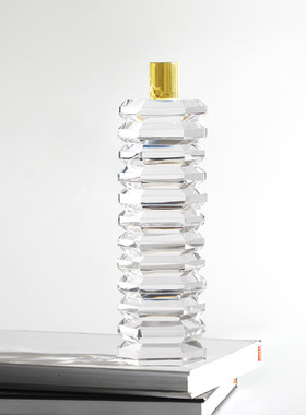 透明水晶电视柜软装样板间工艺品