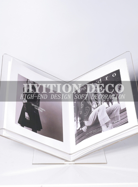 亚克力装饰现代客厅书架