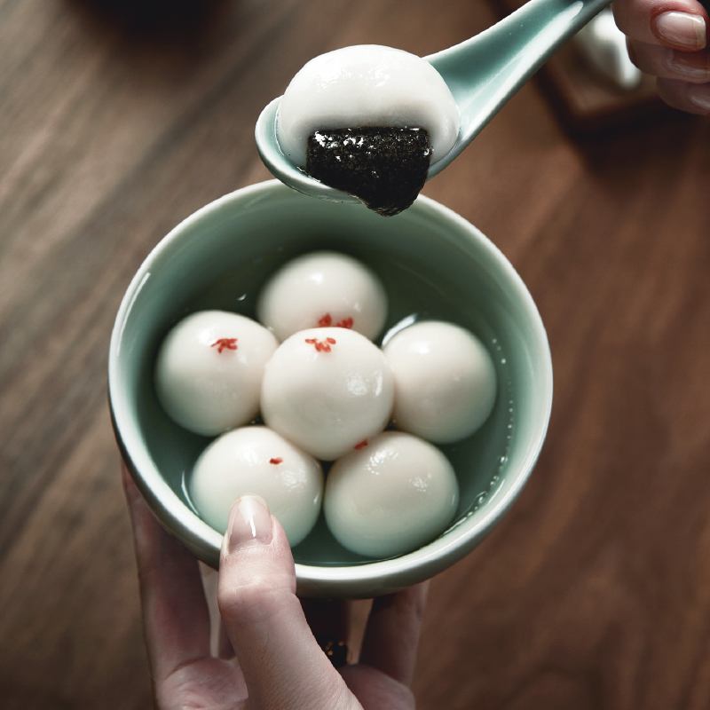 缸鸭狗宁波汤圆黑芝麻抹茶豆沙味汤圆速冻水煮元宵节汤圆大礼包