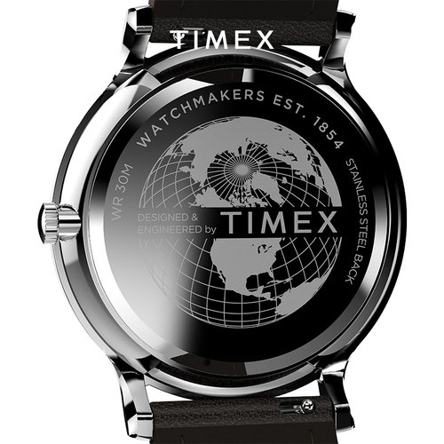 TIMEX天美时Main Street系列简约手表石英商务皮革男表TW2W43700 - 图3