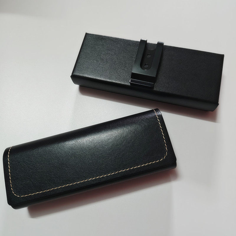 眼镜盒男背夹式抗压便携挂腰墨镜盒外出穿皮带眼镜收纳铁皮盒镜盒,淘宝优惠券,粉丝福利购,淘宝优惠卷