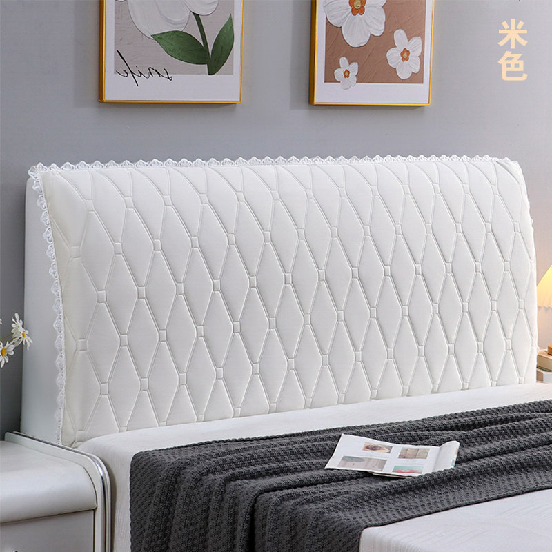 床头套罩新款全包布艺弹力软包木床靠背垫加厚夹棉北欧风保护套子,淘宝优惠券,粉丝福利购,淘宝优惠卷