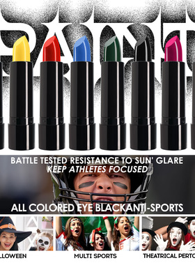 8 Shades Face Body Paint & Lipstick Set for Party Cosplay