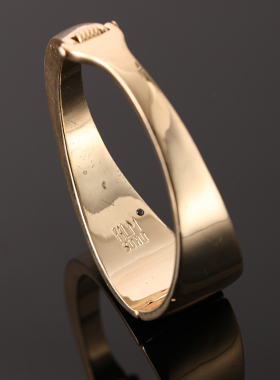 美国复古金色手镯