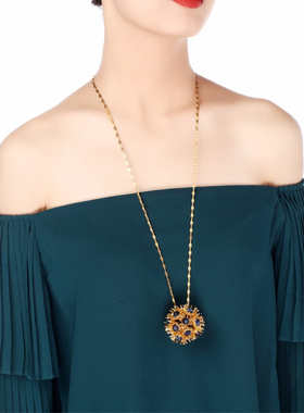 URCHOICE设计师球形吊坠项链