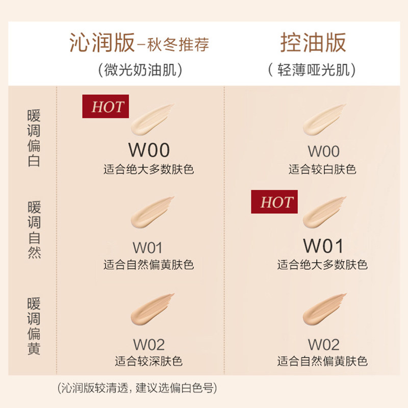 珀莱雅双抗持久油皮玵泊莱雅粉底液 珀莱雅铭博粉底液/膏