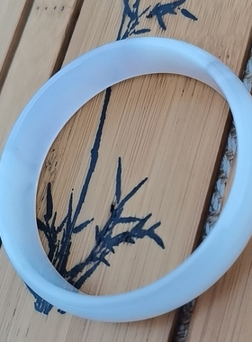 蛇年大吉天然花朱砂镯子阜新本地十家子原矿白玛瑙手镯无优化条镯