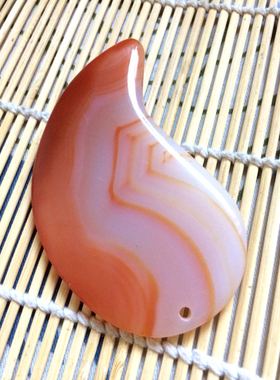 天然玛瑙水晶原石刮痧板手把件