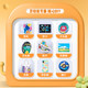 Morning light acrylic marker pen primary school student art special watercolor pen kindergarten water-based children's refill color painting brush glass pen erasable painting Bingxi color pen junior high school students opaque color