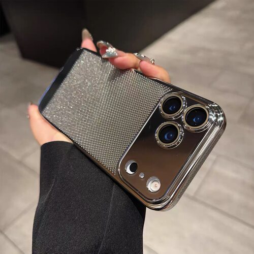 适用苹果17pro手机壳新款超薄散热透气iphone16promax电镀17Air全包13防摔12mini高级感11/xsmax男15女14plus - 图0
