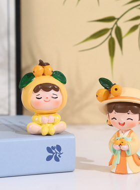 新款国潮古风卡通可爱琵琶公仔