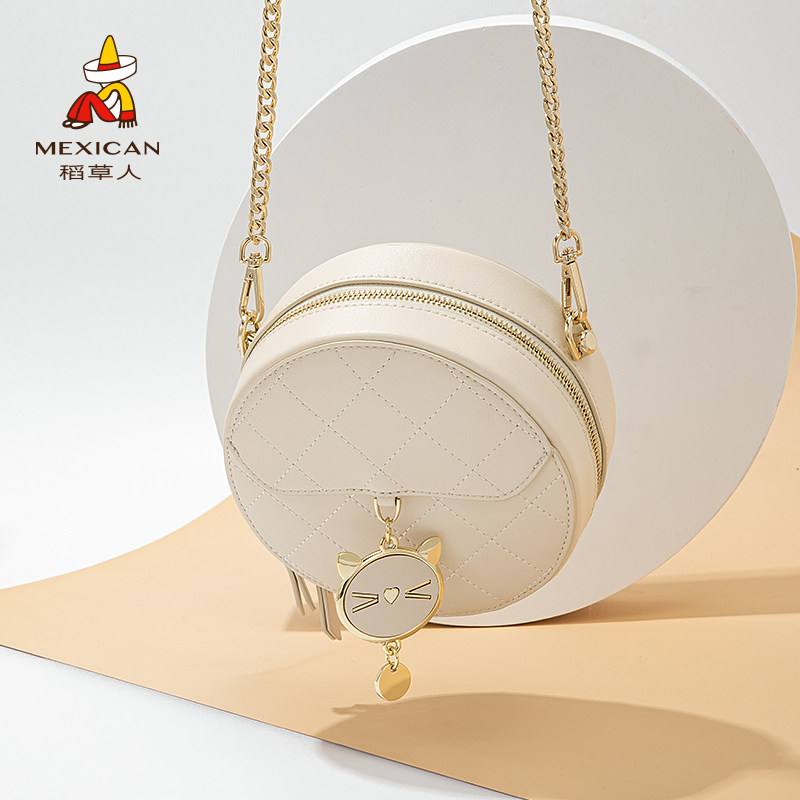 稻草人2020新款潮迷你女斜挎小包 稻草人优客女士包袋