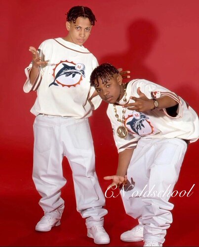 90s oldschool经典肥大街舞oversize透气舒适hiphop纯白色牛仔裤 - 图2