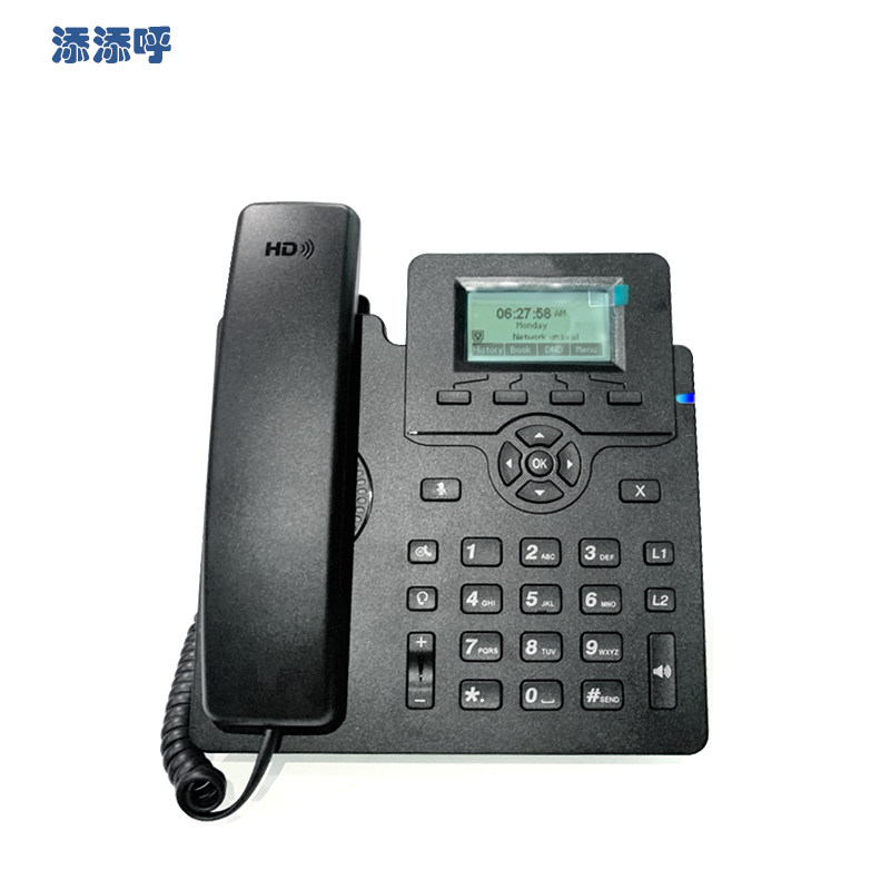 添添呼IP60S/IP60SP高清语音IP电话 IP话机网络电话机局域网sip话机内网通讯IP电话机 - 图2